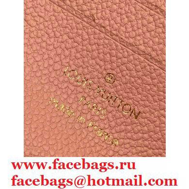 Louis Vuitton Monogram Empreinte Pochette Melanie MM Pouch Clutch Bag Pink 2020 - Click Image to Close