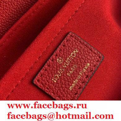 Louis Vuitton Monogram Empreinte Vavin BB Bag M44554 Scarlett Red