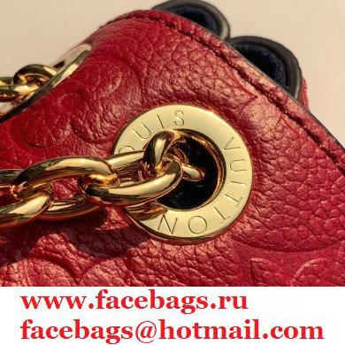 Louis Vuitton Monogram Empreinte Vavin BB Bag M44867 Cherry Berry Red