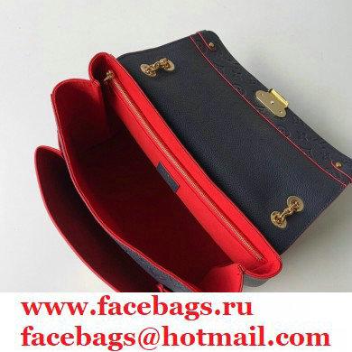 Louis Vuitton Monogram Empreinte Vavin MM Bag M43925 Marine Rouge