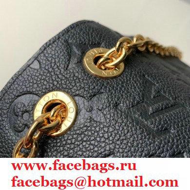 Louis Vuitton Monogram Empreinte Vavin MM Bag M44150 Black - Click Image to Close