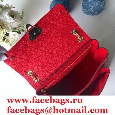 Louis Vuitton Monogram Empreinte Vavin PM Bag M43936 Scarlett Red