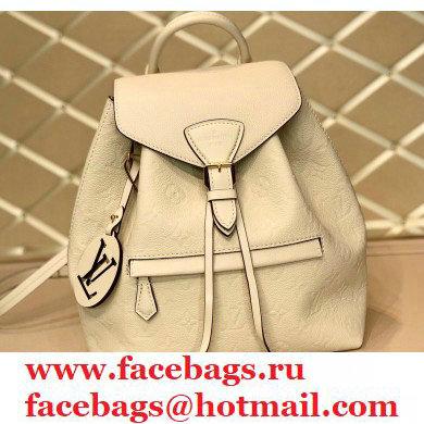Louis Vuitton Montsouris Backpack Bag M45397 Cream 2020 - Click Image to Close