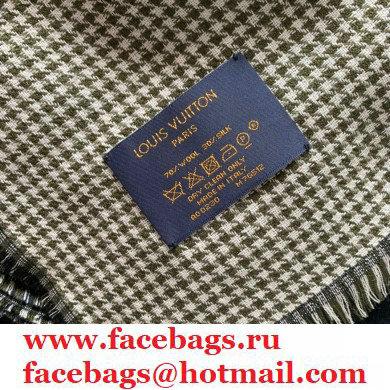 Louis Vuitton Pied-De-Poule Stole Scarf 200x70cm M76512 Gris 2020 - Click Image to Close