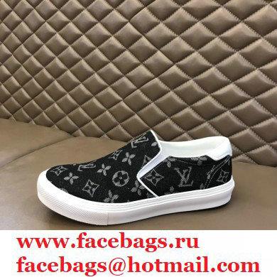 Louis Vuitton Trocadero Men's Slip-On Sneakers Top Quality 01