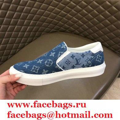 Louis Vuitton Trocadero Men's Slip-On Sneakers Top Quality 02