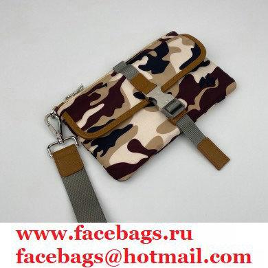Prada Nylon Pouch Clutch Bag 2VH011 Camo 2020