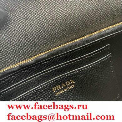 Prada Saffiano Leather Mini Bag with Chain Strap 1DH029 Black 2020