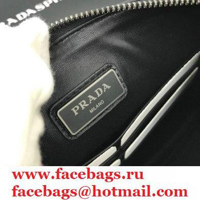 Prada Saffiano Leather Pouch Clutch Bag 2NG05V Black