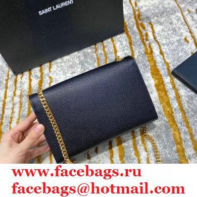 saint laurent Kate chain and tassel bag in caviar leather 474366 black/gold