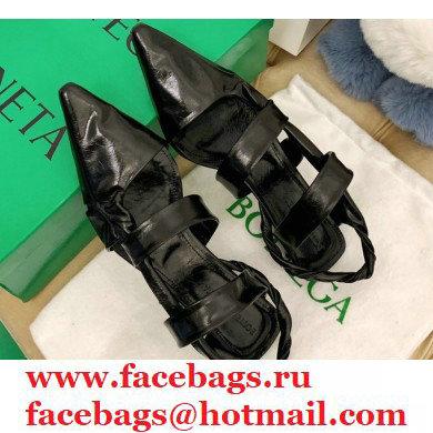 Bottega Veneta Heel 3cm BV POINT Slingback Shoes Black 2020 - Click Image to Close