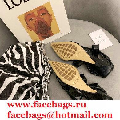 Bottega Veneta Heel 3cm BV POINT Slingback Shoes Black 2020