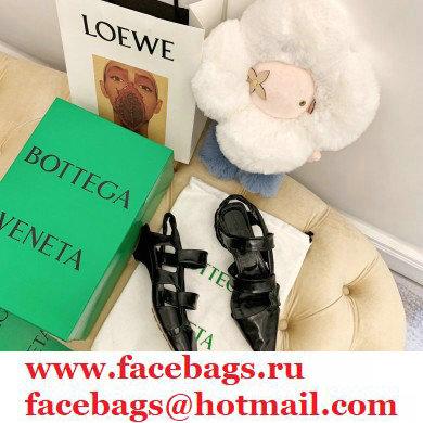 Bottega Veneta Heel 3cm BV POINT Slingback Shoes Black 2020 - Click Image to Close