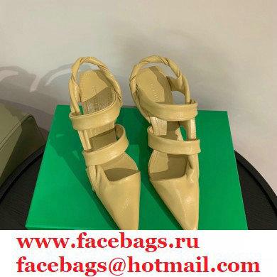 Bottega Veneta Heel 8.5cm BV POINT Slingback Shoes Beige 2020