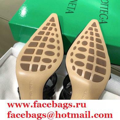 Bottega Veneta Heel 8.5cm BV POINT Slingback Shoes Black 2020