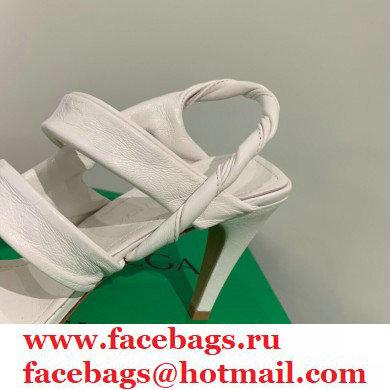 Bottega Veneta Heel 8.5cm BV POINT Slingback Shoes White 2020
