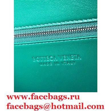 Bottega Veneta THE CLIP Squared Shoulder Bag in Box Calf Green 2021 - Click Image to Close