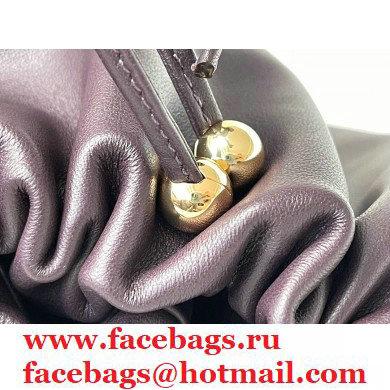 Bottega Veneta THE MINI BULB Shoulder Bag in Nappa Burgundy 2021