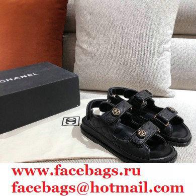 Chanel CC Logo Beach Sandals G35927 01 2021