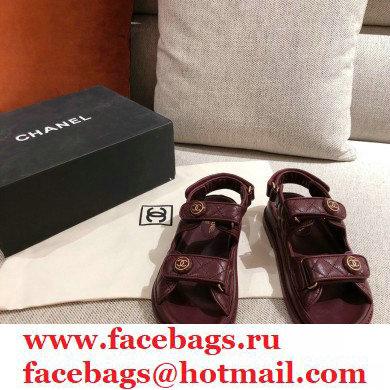 Chanel CC Logo Beach Sandals G35927 04 2021
