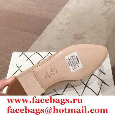 Chanel CC Logo and Chain Loafers Beige 2021 - Click Image to Close