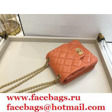 Chanel Calfskin 2.55 Reissue Phone Bag AS1326 Orange 2021