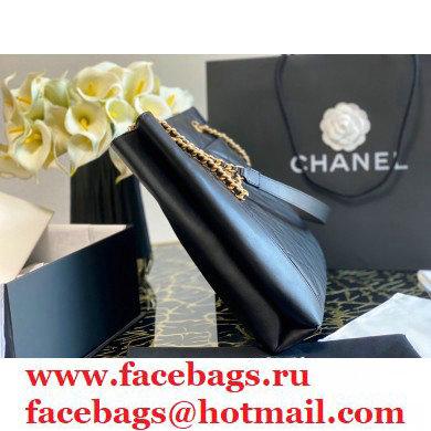 Chanel Calfskin Small Shopping Bag AS2295 Black 2021