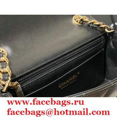Chanel Classic Flap Small Bag with Charms AS2326 Black 2021