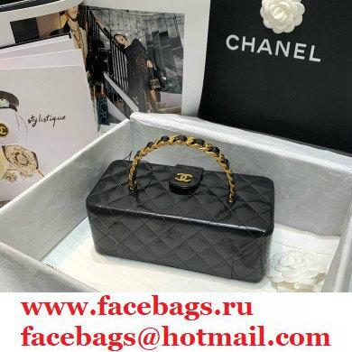 Chanel Get Round Vintage Vanity Case Bag Black 2021 - Click Image to Close