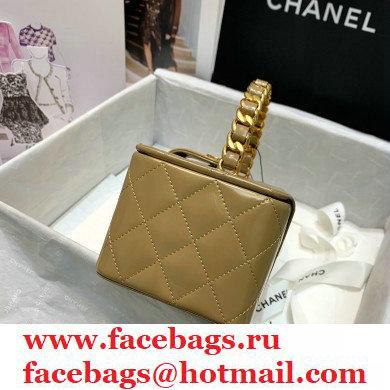 Chanel Get Round Vintage Vanity Case Bag Gold 2021