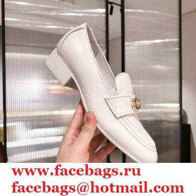 Chanel Quilting Boy Loafers White 2021 - Click Image to Close