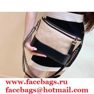 Chanel original quality Gabrielle hobo bag A91810 black/beige - Click Image to Close