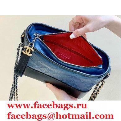 Chanel original quality Gabrielle hobo bag A91810 blue/black - Click Image to Close