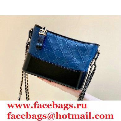 Chanel original quality Gabrielle hobo bag A91810 blue/black - Click Image to Close