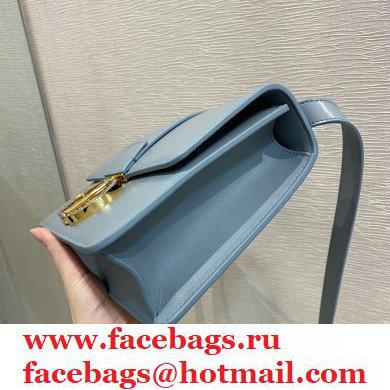 Dior 30 Montaigne Bag in Box Calfskin Cloud Blue 2021