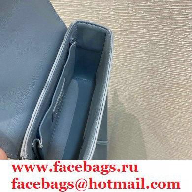 Dior 30 Montaigne Box Bag in Box Calfskin Cloud Blue 2021 - Click Image to Close