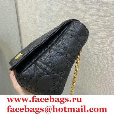 Dior Large Caro Bag in Soft Cannage Calfskin Black 2021