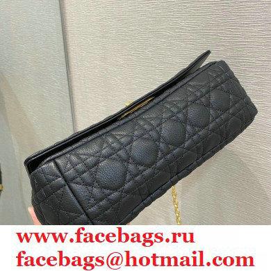 Dior Large Caro Bag in Soft Cannage Calfskin Black 2021