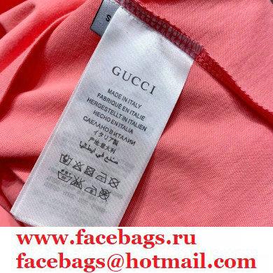 Doraemon x Gucci oversize T-shirt 616036 pink 2021 - Click Image to Close