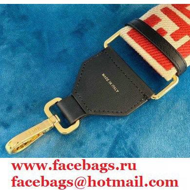 Fendi Canvas Long Shoulder Strap You Red 2021 - Click Image to Close
