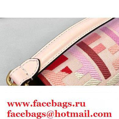 Fendi Embroidered FF Medium Baguette Bag From the Lunar New Year Limited Capsule Collection 2021