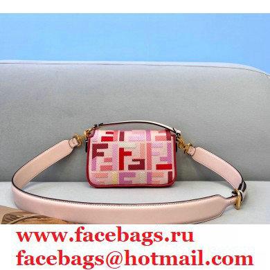 Fendi Embroidered FF Mini Baguette Bag From the Lunar New Year Limited Capsule Collection 2021
