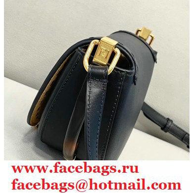 Fendi Leather Moonlight Shoulder Bag Black 2021