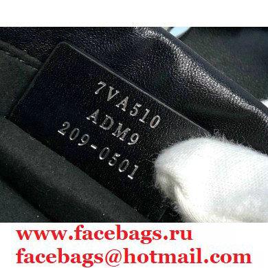 Fendi Leather Phone Pouch Bag with Detachable Necklace Black 2021