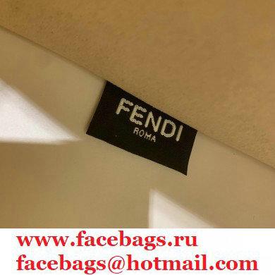 Fendi Leather Sunshine Shopper Tote Bag White 2020