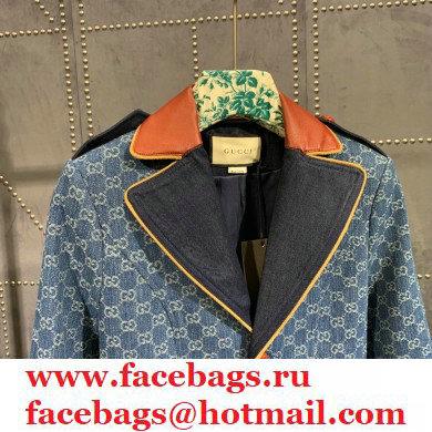 Gucci Eco washed organic denim jacket 641341 2021 - Click Image to Close