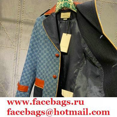 Gucci Eco washed organic denim jacket 641341 2021 - Click Image to Close
