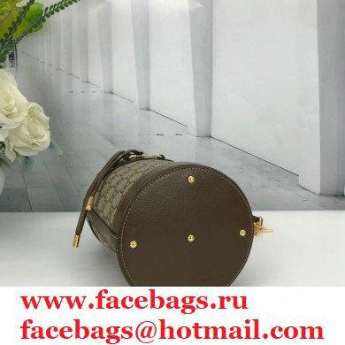 Gucci Horsebit 1955 Small Bucket Bag 637115 GG Supreme Canvas 2021