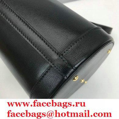 Gucci Horsebit 1955 Small Bucket Bag 637115 Leather Black 2021 - Click Image to Close