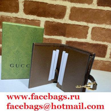 Gucci Jackie 1961 Card Case Wallet 645536 GG Supreme Canvas 2021